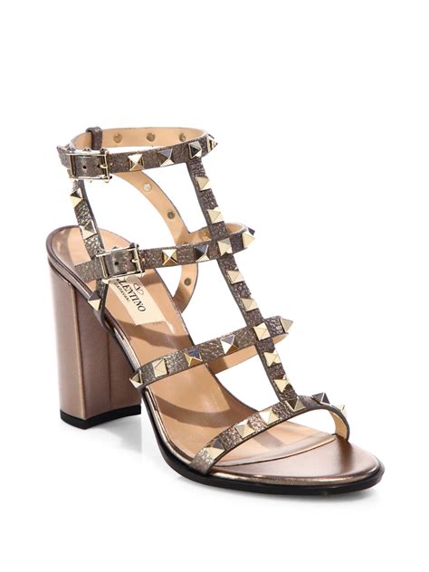 versace rockstud shoes|valentino rockstud sandals.